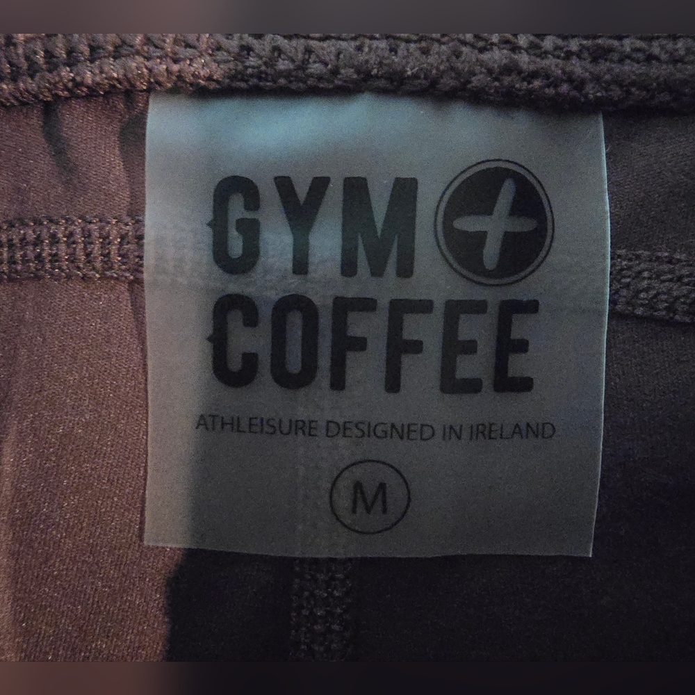 Gym + Coffee High Waisted Leggings Size Medium - Picture 9 of 12